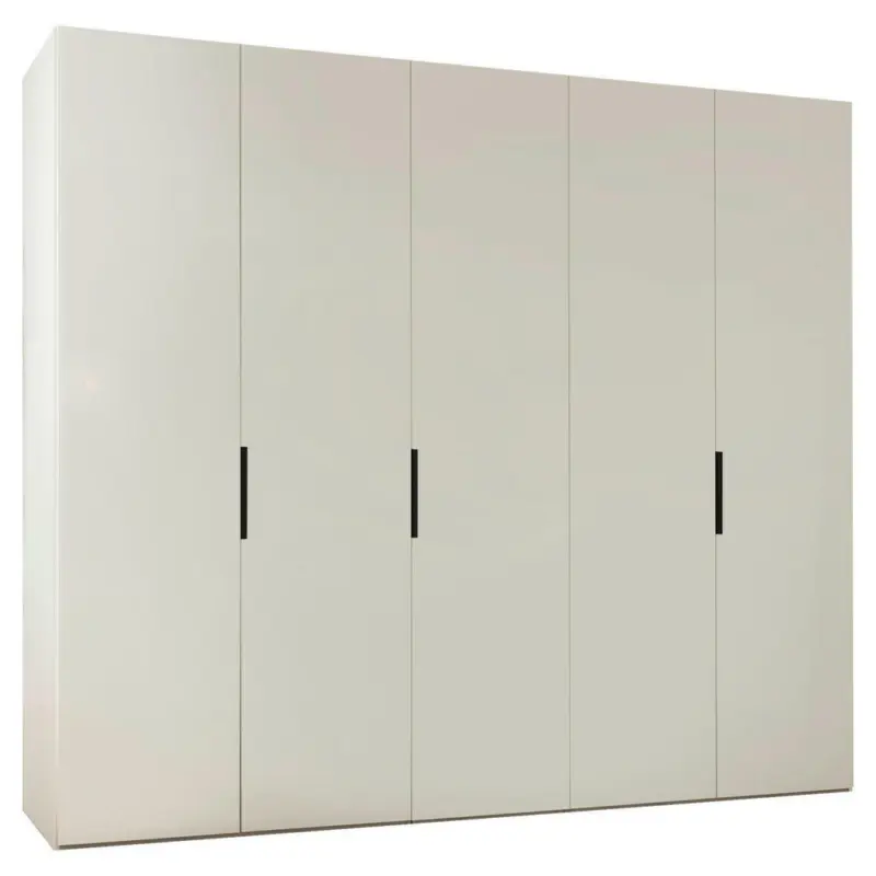 Drehtürenschrank in Weiß
