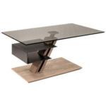 XXXLutz Lauterach - Ihr Möbelhaus bei Bregenz Couchtisch in Holz, Metall, Glas 100/91/47-64 cm
