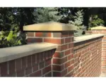 Hornbach Pfeilerabdeckung Spitzdach naturgrau 35 x 35 x 3,5-5,5-3,5 cm