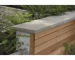 Hornbach Mauerabdeckung Pultdach naturgrau 49 x 25 x 3,5-5 cm