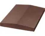 Hornbach Mauerabdeckung Satteldach braun 49 x 35 x 3,5 - 5,5 - 3,5 cm