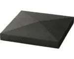 Hornbach Pfeilerabdeckung Spitzdach anthrazit 45 x 45 x 4,5-7 -4,5 cm