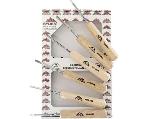 Mikroschnitzeisen-Satz Stubai 6 tlg.