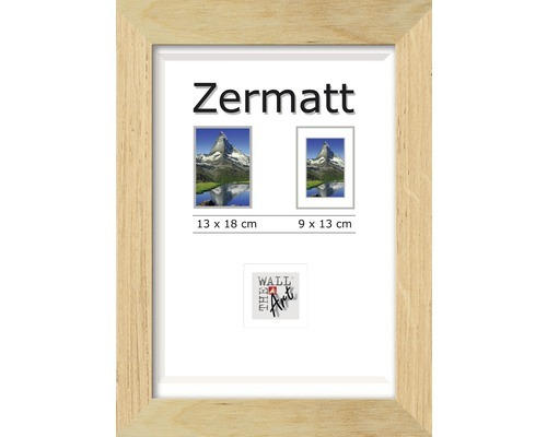 Bilderrahmen Holz Zermatt Eiche 13x18 cm