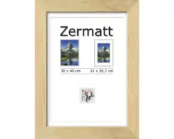 Bilderrahmen Holz Zermatt Eiche 30x40 cm