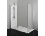 Hornbach Duschseitenwand Sanotechnik Smartflex D1190 900x1950 mm Echtglas Klar hell chromoptik