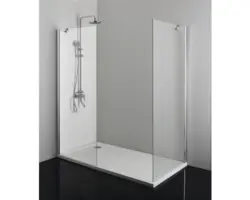 Duschseitenwand Sanotechnik Smartflex D1190 900x1950 mm Echtglas Klar hell chromoptik