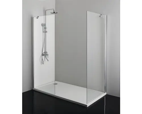 Duschseitenwand Sanotechnik Smartflex D1190 900x1950 mm Echtglas Klar hell chromoptik