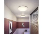 Hornbach LED Deckenleuchte Suede weiß 20W 2350 lm 4000 K neutralweiß Ø 380 mm