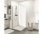 Hornbach Duschrückwand-Erweiterungsset Schulte Decodesign 900x2100x3 mm weiß