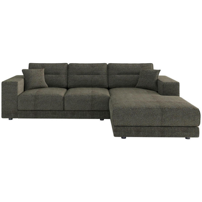 Ecksofa in Flachgewebe Beige