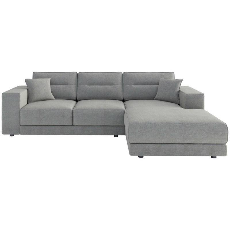 Ecksofa in Flachgewebe Beige