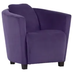 Sessel in Mikrofaser Violett