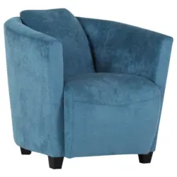 Sessel in Mikrofaser Türkis