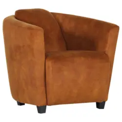 Sessel in Mikrofaser Bronzefarben