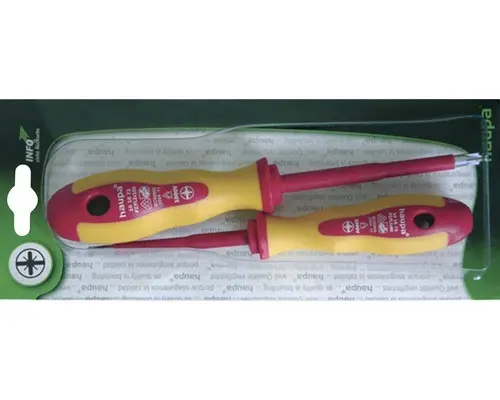 Schraubenzieher Set Haupa mit Pozidriv-Flachschlitz Profil