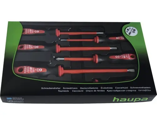 Haupa Schraubenzieherset mit 2K VDE Sortiment