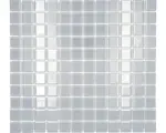 Hornbach Glasmosaik CM 4021 30,0x32,7 cm hellgrau