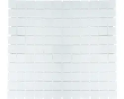 Glasmosaik CM 4045 30,0x32,7 cm weiß matt