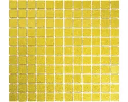 Glasmosaik 4GO5 30,2x32,7 cm gold gehämmert