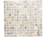 Hornbach Glasmosaik GM GSL 510 30,5x32,7 cm hellbeige