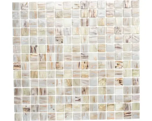 Glasmosaik GM GSL 510 30,5x32,7 cm hellbeige