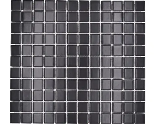 Keramikmosaik M 892 30,2x33,0 cm schwarz