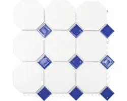Keramikmosaik Octa G 944N 30,0x30,0 cm blau