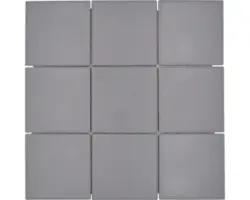 Keramikmosaik RAT 900 30,0x30,0 cm grau
