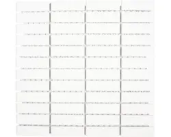 Keramikmosaik ST 310 29,1x30,0 cm weiß