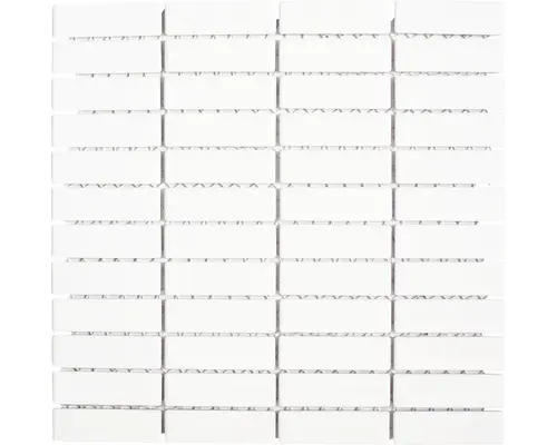 Keramikmosaik ST 310 29,1x30,0 cm weiß
