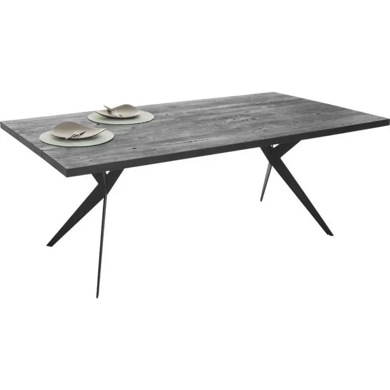 Esstisch in Holz, Metall 220/100/75 cm