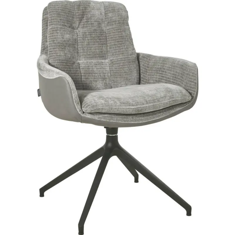 Armlehnstuhl in Chenille, Mikrofaser