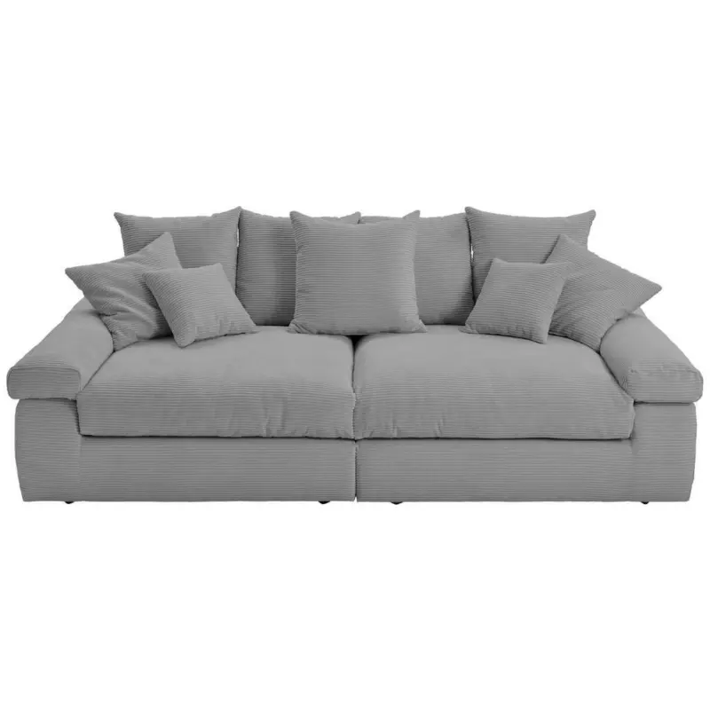Bigsofa in Kord Hellgrau