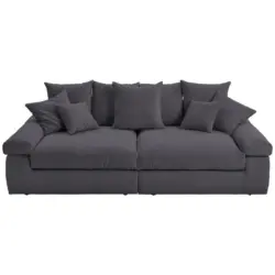 Bigsofa in Kord Dunkelgrau