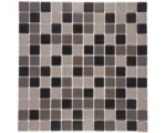 Hornbach Keramikmosaik 33,0x33,0 cm schwarz braun