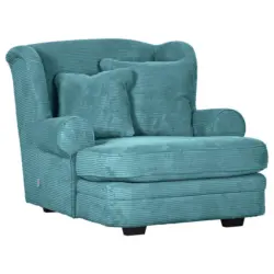 BIG Sessel in Kord Petrol