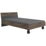 XXXLutz Lauterach - Ihr M&ouml;belhaus bei Bregenz Bett 120/200 cm in Graphitfarben, Eichefarben, Dunkelbraun