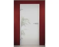 Glastüre Pertura Satinato 87,1x200,3 cm Rechts/Links