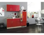 Hornbach Singleküche Held Möbel Toronto 180 cm rot