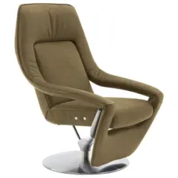 Relaxsessel in Leder Grün