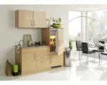 Hornbach Singleküche Held Möbel Toronto 160 cm buche