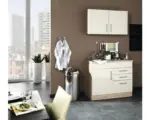Hornbach Miniküche Held Möbel Toronto creme 100x60 cm inkl. Einbaugeräte