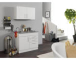 Hornbach Miniküche Held Möbel Toronto weiß 100x60 cm inkl. Einbaugeräte