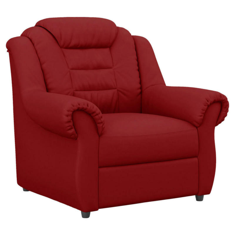 Sessel in Lederlook Rot