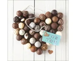 Glasbild Candies For You IV 20x20 cm GLA782