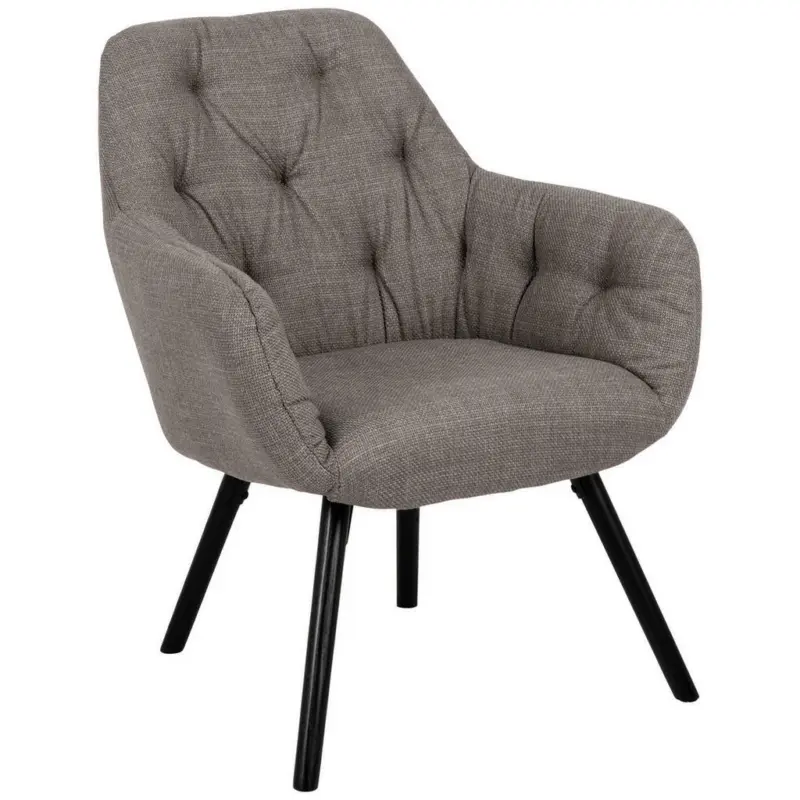 Sessel in Braun, Hellgrau