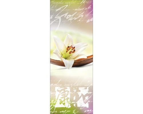 Glasbild Young living II 30x80 cm