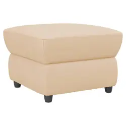 Hocker in Textil Beige