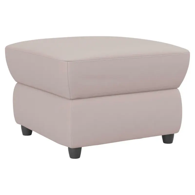 Hocker in Textil Hellgrau